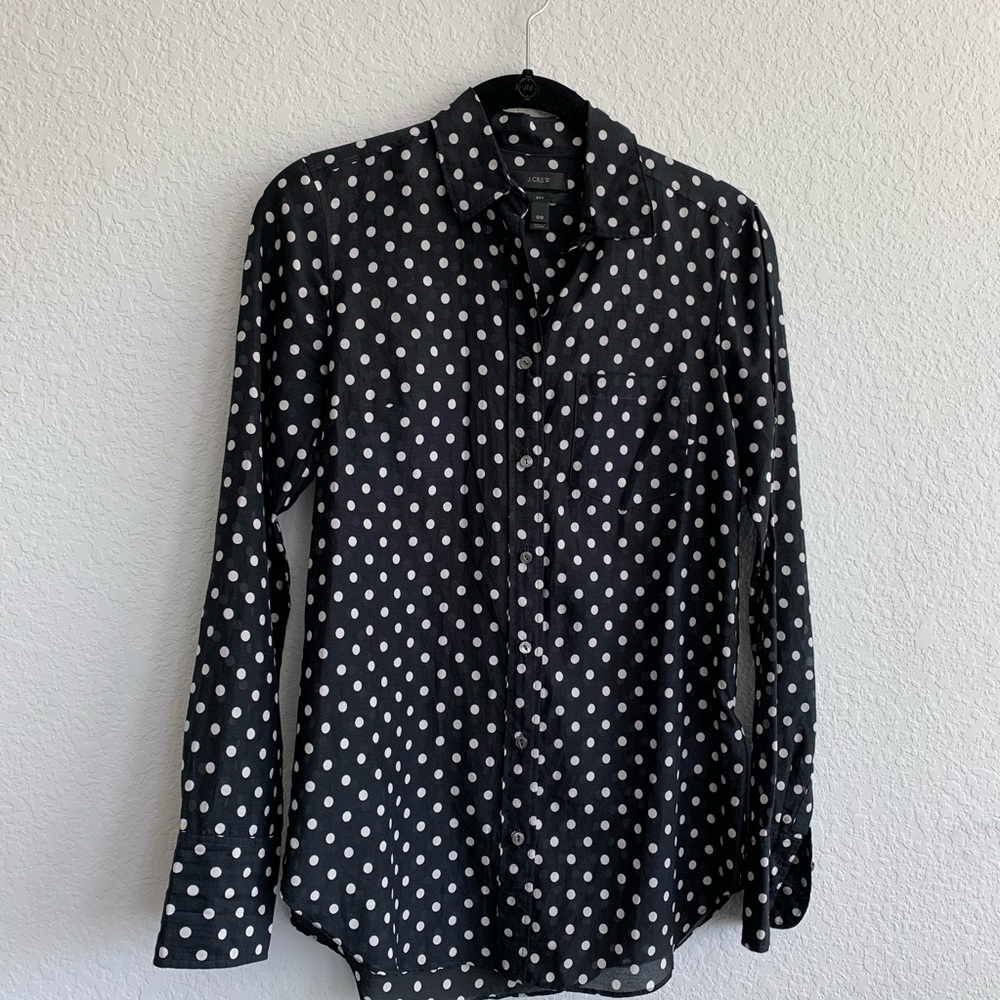 j.crew button up blouse